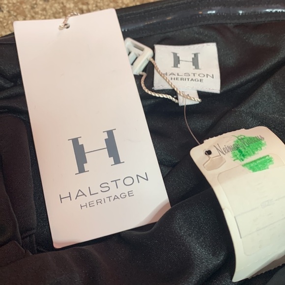 Halston Heritage black cocktail dress size 4 - Picture 6 of 8